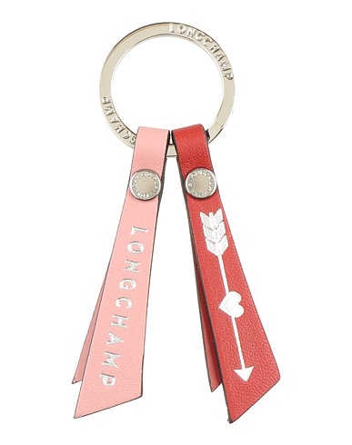 LONGCHAMP Schlüsselanhänger Antikrosa Leder, Metall