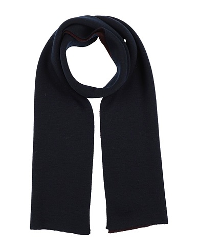 ALPHA STUDIO Scarves and foulards Midnight blue 50% Merino Wool, 50% Acrylic