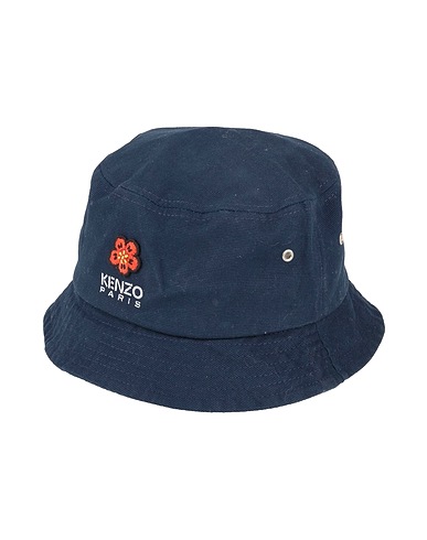 KENZO Hat Midnight blue 100% Polyester