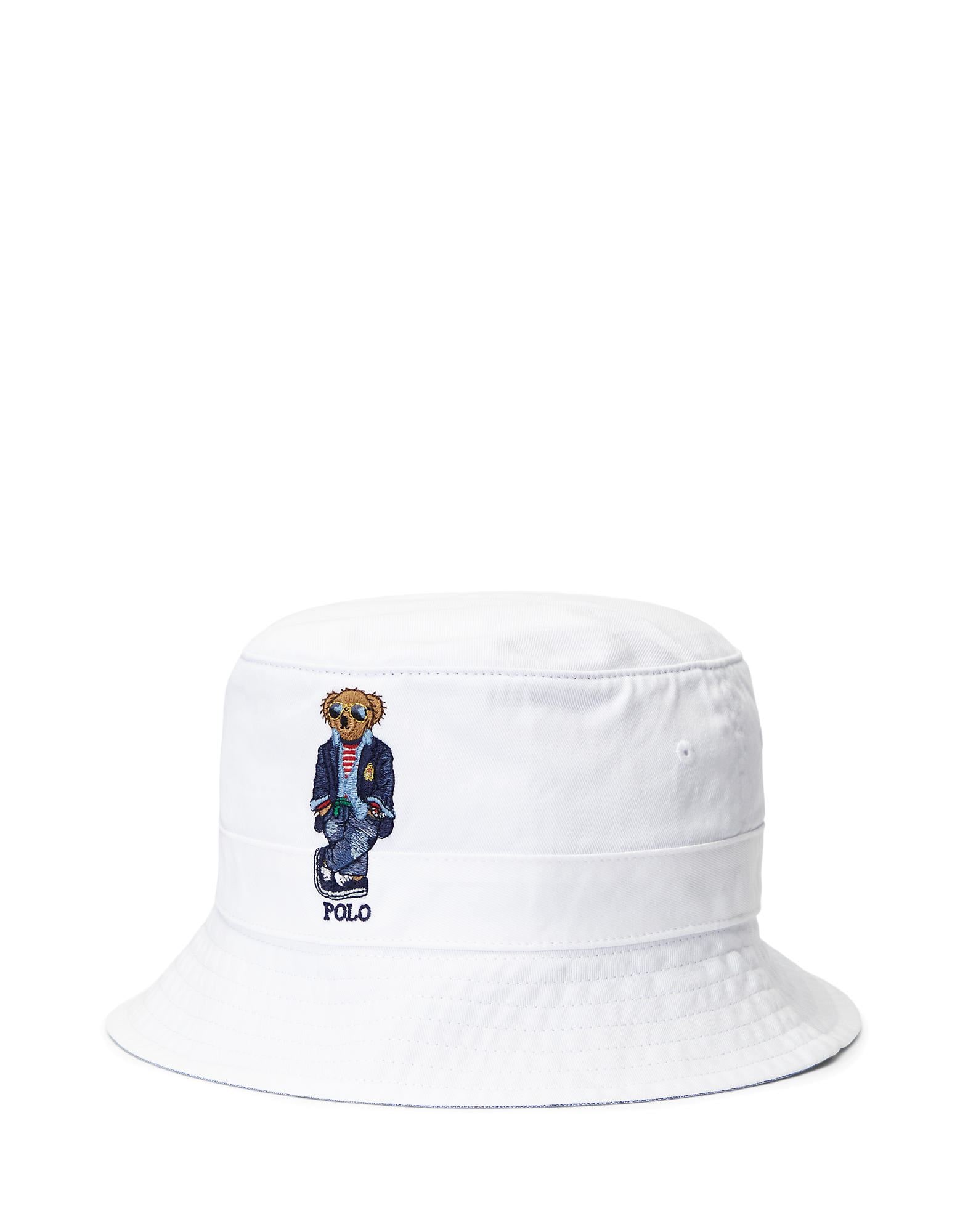 ☆POLO RALPH LAUREN☆ Cotton Chino Bucket Hat Blue MAPOHGS0J Cotton Chino Bucket Hat