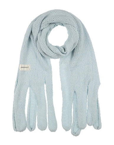 HINNOMINATE Scarves and foulards Sky blue 45% Acrylic, 25% Alpaca wool, 25% Virgin Wool, 5% Polyamide