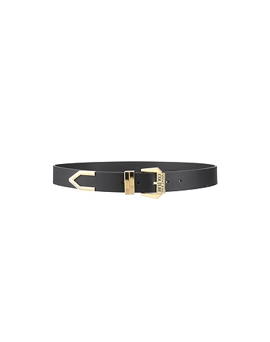 VERSACE JEANS COUTURE Regular belt Black Calfskin