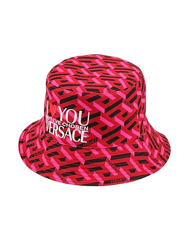 VERSACE Mützen & Hüte Rot 61% Modal, 21% Polyester, 18% Acetat