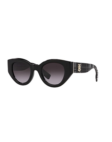 BURBERRY Lunettes de soleil Noir Acétate