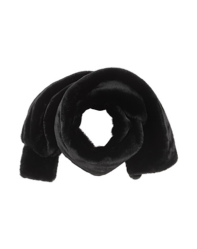 NENETTE Scarves and foulards Black 100% Polyester
