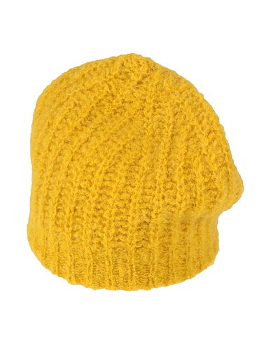 ALESSIA SANTI Hat Yellow 74% Alpaca wool, 13% Polyamide, 13% Wool