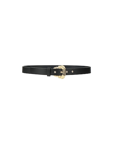VERSACE JEANS COUTURE Belts Black Calfskin