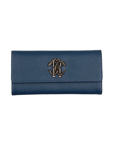 ROBERTO CAVALLI Portafoglio Blu notte Pelle di bovino