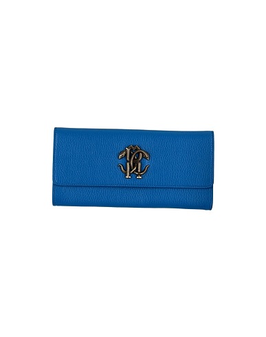 ROBERTO CAVALLI Wallet Azure Bovine leather
