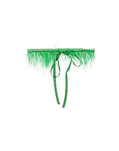 MARIUCCIA Cintura Sottile Verde smeraldo Fibre tessili