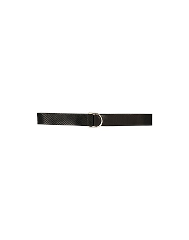 BEN TAVERNITI™ UNRAVEL PROJECT Regular belt Black Soft Leather