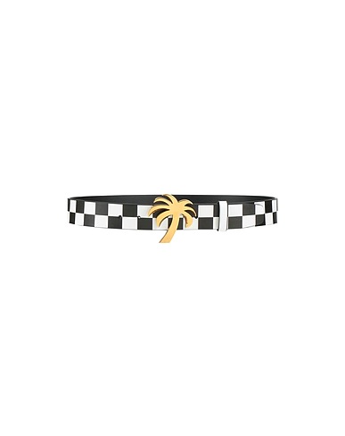 PALM ANGELS Regular belt Black Soft Leather
