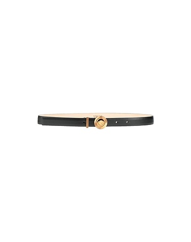 VERSACE Thin belt Black Calfskin