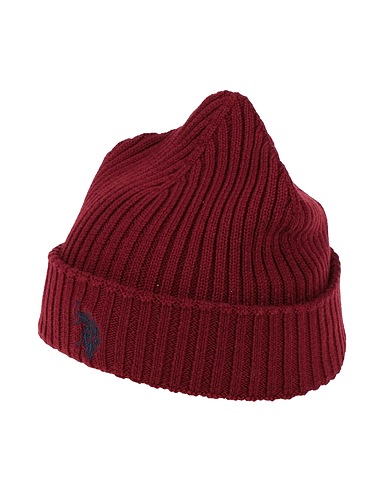 U.S.POLO ASSN. Sombrero Burdeos 40% Poliéster, 20% Lana, 20% Poliamida, 20% Poliacrílico