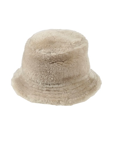 AGNONA Cappello Beige 100% Montone, Pelliccia di vitello