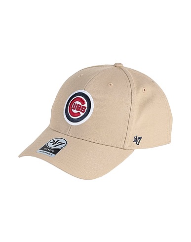 '47 Hat '47 Cappellino Sure Shot MVP Snapback Chicago Cubs
 Beige 85% Acrylic, 15% Wool