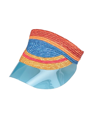MISSONI Hat Rust 92% Straw, 8% PVC - Polyvinyl chloride