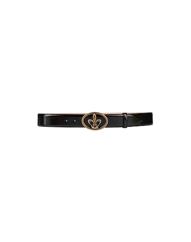LORDS & FOOLS Belts Black Soft Leather