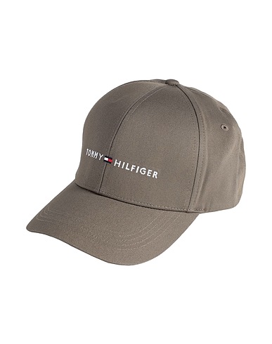 TOMMY HILFIGER Hat Military green 100% Cotton