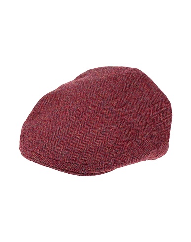 LAWRENCE & FOSTER Hat Burgundy 100% Wool