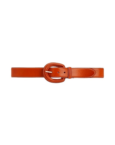 8 by YOOX Regular belt LEATHER BELT
 Tan 100% Bovine leather