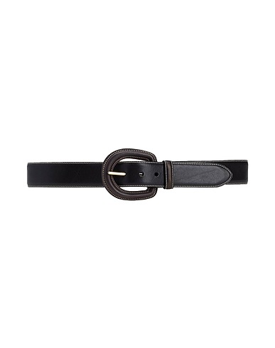8 by YOOX Cintura Regular LEATHER BELT
 Nero 100% Pelle di bovino