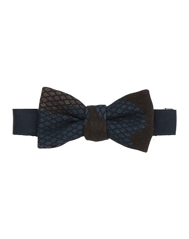MANUEL RITZ Ties and bow ties Navy blue 95% Cotton, 5% Elastane
