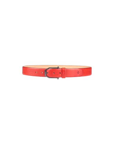 FERRARI Cintura Mattone Pelle