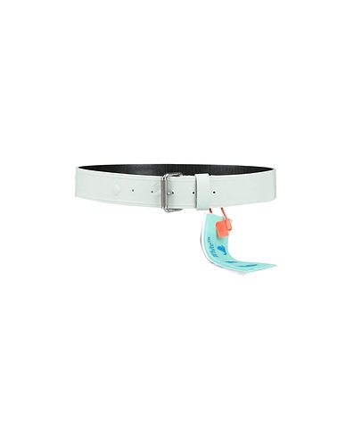 OFF-WHITE™ レギュラー幅ベルト セージグリーン 革
