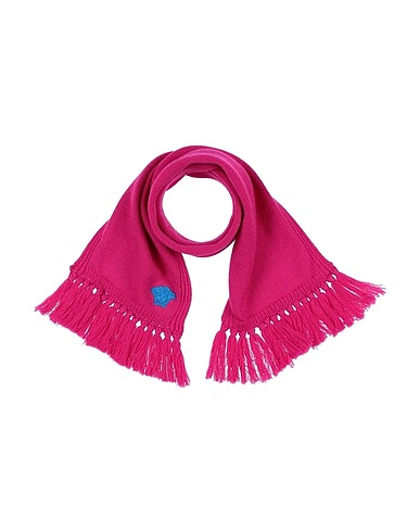 VERSACE YOUNG Scarves and foulards Fuchsia 100% Virgin Wool, Viscose