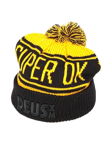 DEUS EX MACHINA Hat Yellow 97% Acrylic, 3% Elastane
