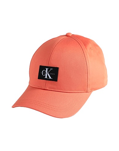 CALVIN KLEIN JEANS Hat Orange 100% Organic cotton