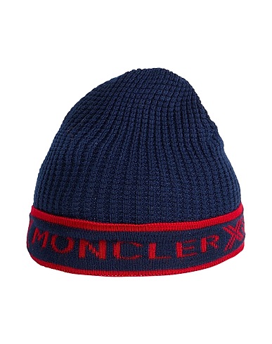 MONCLER Hat Midnight blue 100% Virgin Wool