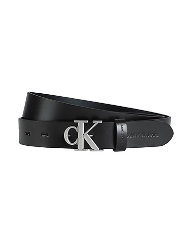 CALVIN KLEIN JEANS Cintura Regular Nero Vacchetta