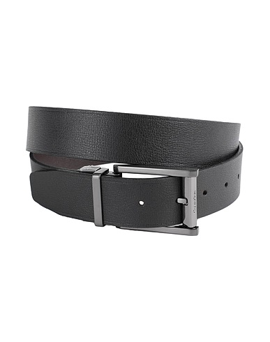 CALVIN KLEIN Cintura in pelle Nero Vacchetta