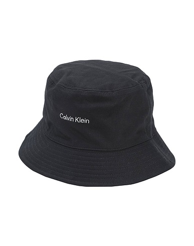 CALVIN KLEIN Hat Black 100% Organic cotton