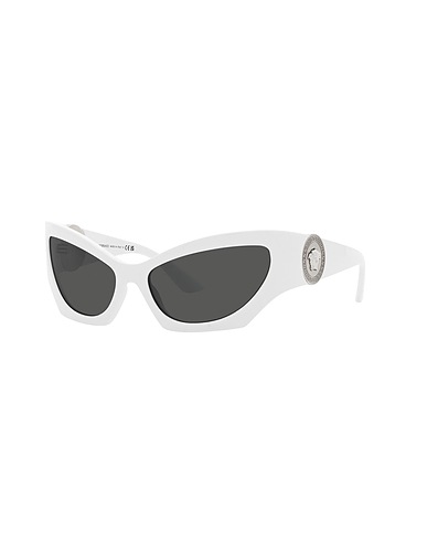 VERSACE Sonnenbrille Weiß Acetat