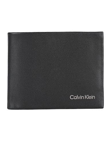 CALVIN KLEIN Wallet Black Cowhide