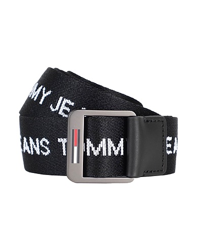 TOMMY JEANS Cintura in tessuto Nero 100% Poliestere