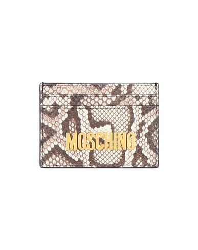 MOSCHINO Small Leather Goods Dark brown Leather