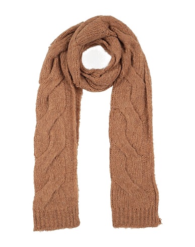SUOLI Scarves and foulards Camel 40% Acrylic, 36% Alpaca wool, 14% Wool, 10% Polyamide