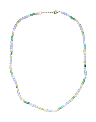 & OTHER STORIES Necklace Light blue 45% PMMA - Polymethyl methacrylate, 45% Freshwater Pearl, 10% Metal