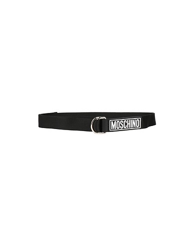 MOSCHINO Fabric belt COUTURE Black Textile fibers, Leather
