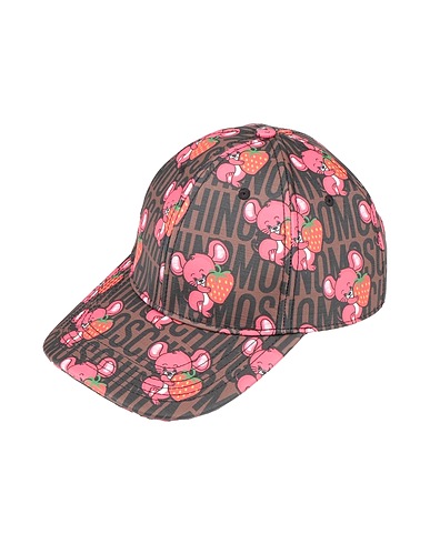 MOSCHINO Hat Brown 63% Polyurethane, 24% Polyester, 13% Cotton