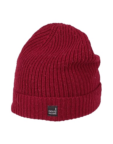 PAOLO PECORA Mützen & Hüte Bordeaux 33% Viskose, 23% Nylon, 20% Baumwolle, 20% Lammwolle, 4% Kaschmir