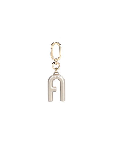 FURLA Portachiavi FURLA 1927 SMALL ARCH CHARM
 Grigio chiaro 100% Metallo
