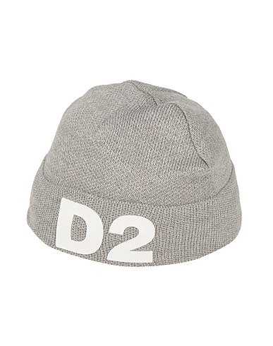 DSQUARED2 Hat Light grey 50% Acrylic, 50% Wool