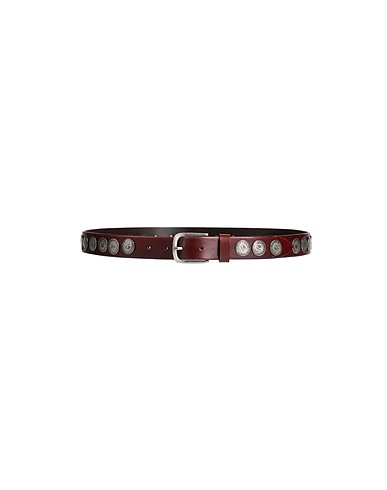 MINORONZONI Ceinture en cuir Moka Cuir