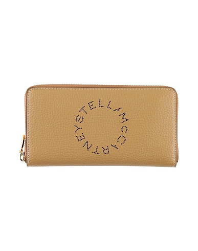 STELLA McCARTNEY Wallet Khaki Textile fibers