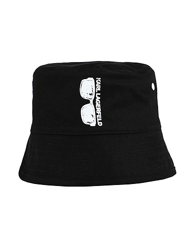 KARL LAGERFELD Hat K/ELEMENTS REVERSIBLE BUCKET
 Black 50% Recycled cotton, 50% Cotton